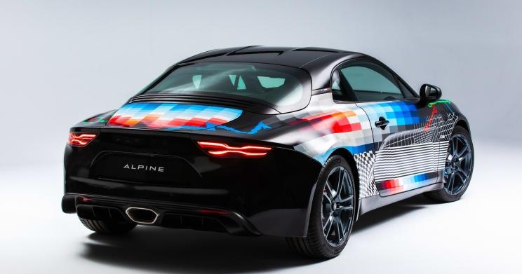 汽车贴膜-Alpine A110 S艺术车官图发布